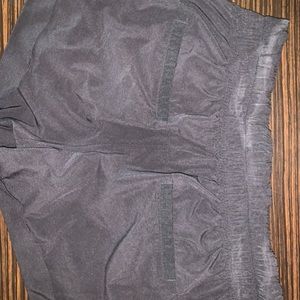 Black and grey lululemon shorts size 4